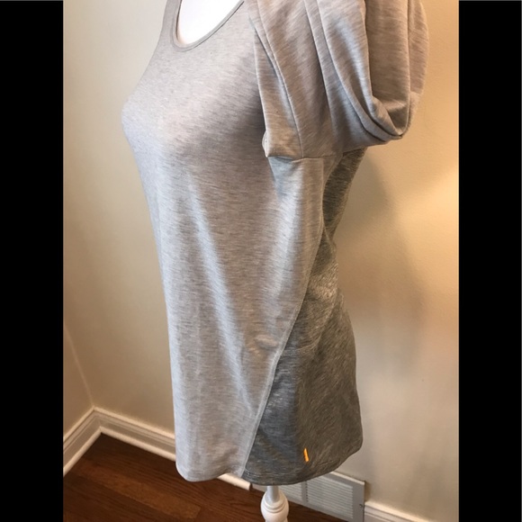 Lucy Lucytech long sleeve crew neck top cool gray - Picture 4 of 7